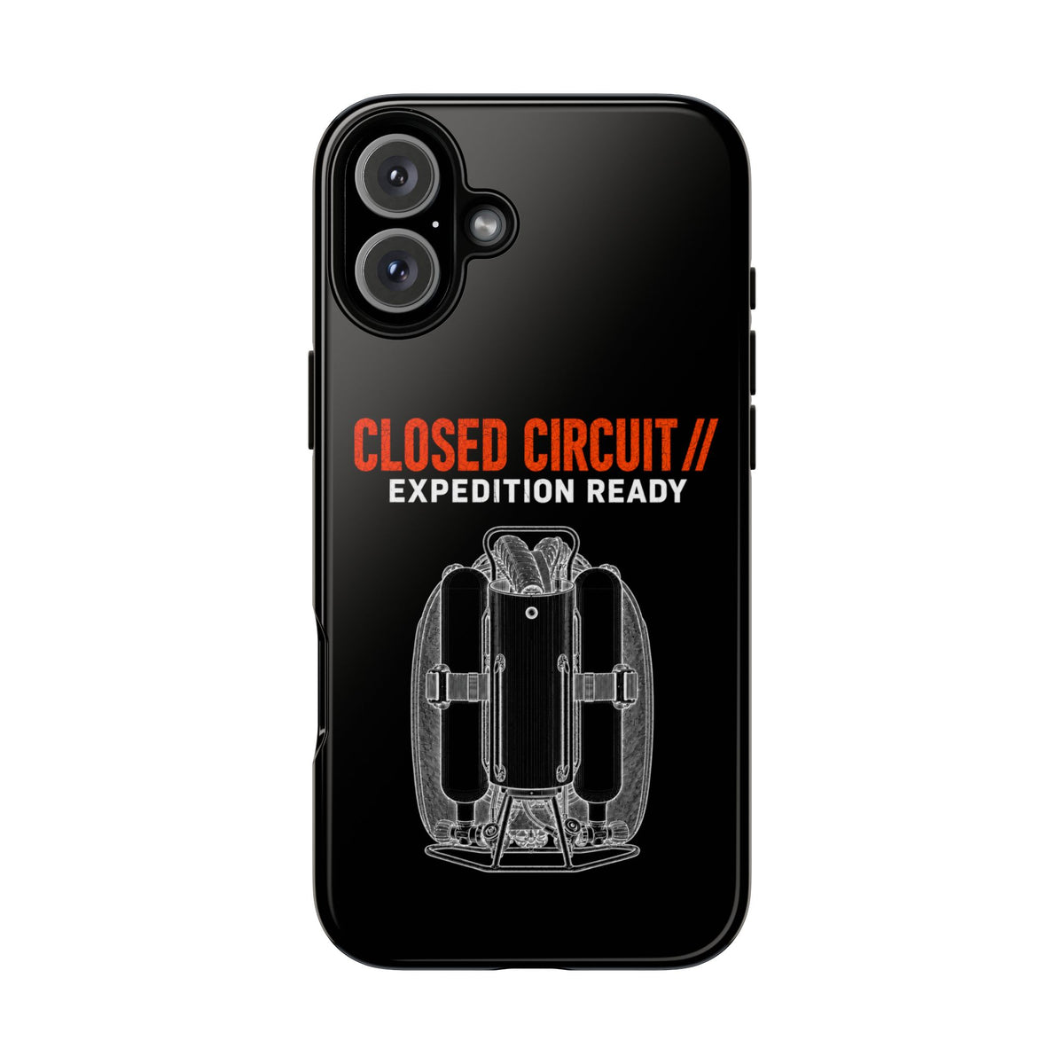 Backmount 1 Dark Theme Phone Case