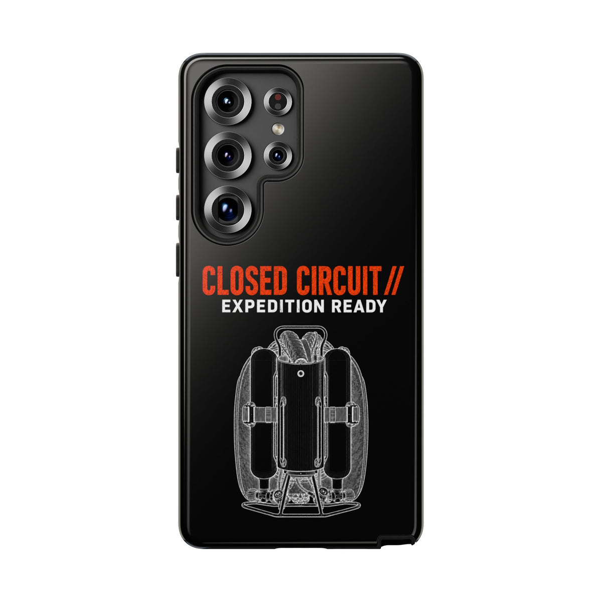 Backmount 1 Dark Theme Phone Case